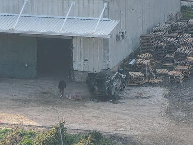 תיעוד  מרגע ומקום העמסת הסחורה שהוברחה לרצועת עזה בזמן מלחמת חרבות ברזל  