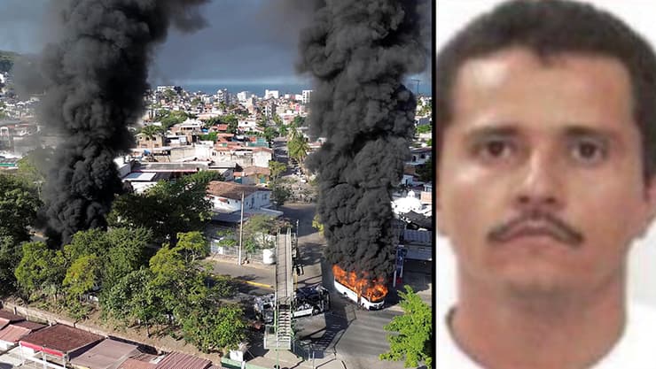 פוארטו ואיארטה מקסיקו מהומות אחרי חיסול אל מנצ'ו ראש קרטל הסמים חליסקו  