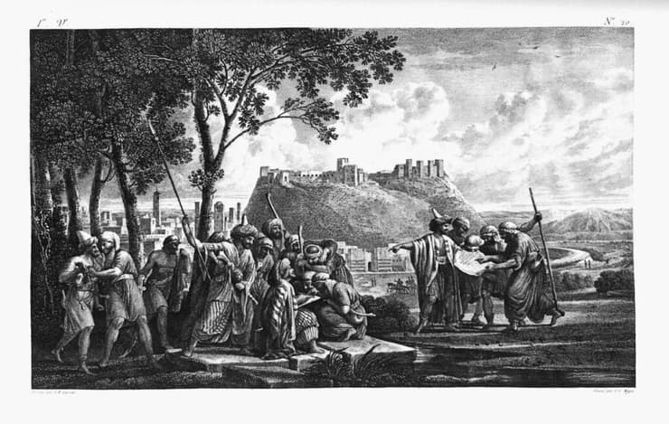 איור מהמאה ה-18 של מצודה המשקיפה על העיר חומס העתיקה (אמסה) (איור: Shedet (2026). DOI: 10.21608/shedet.2025.392640.1307) איור מהמאה ה-18 של מצודה המשקיפה על העיר חומס העתיקה (אמסה)