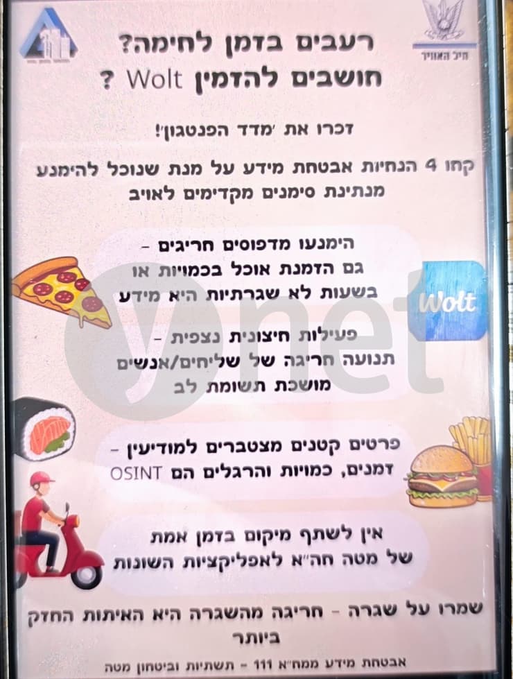 "מדד הפנטגון" של הקרייה בתל אביב