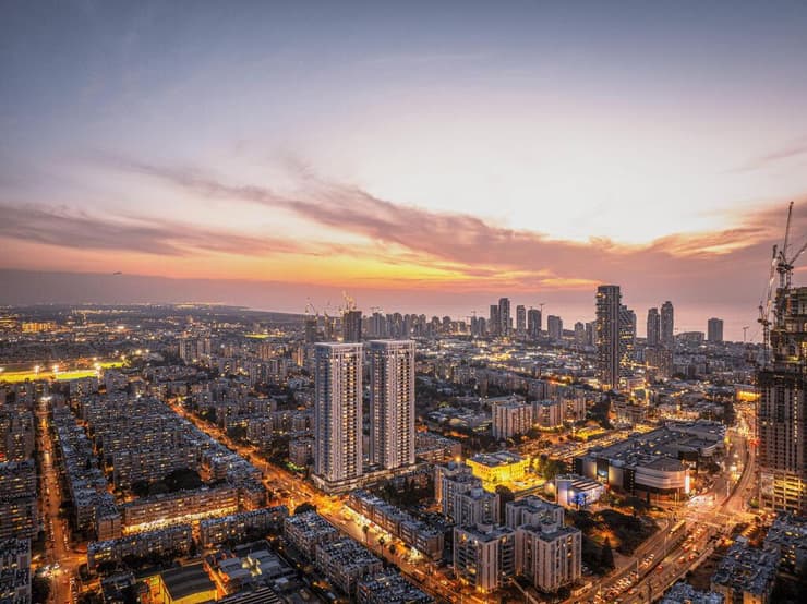 הדמיית מגדלי יו בת ים