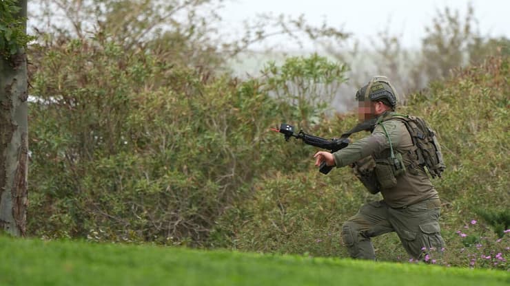 תרגיל של יחידת פרא (לוט"ר גולן) במושב נטור