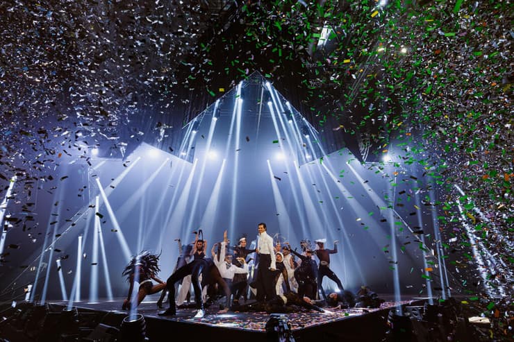 מסיבת הפורים הקודמת של וויז (צילום: ערן בארי) מסיבת פורים וויז - מדונה