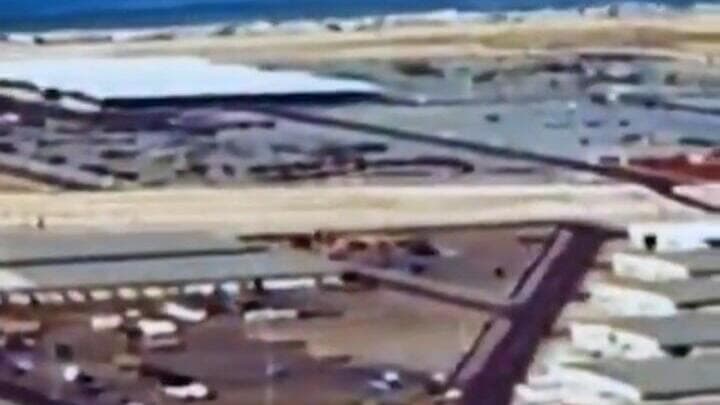 מחנה עריפג'אן בכוויית. "בסיס ראשי של הצבא האמריקני" בסיס צבאי בכווית הוצג בחשבונות X המזוהים עם משמרות המהפכה שפורסמו בהם סרטונים המציגים בסיסי צבא בישראל ובמדינות האזור כמטרות אפשריות לתקיפה