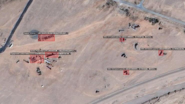 מטוסי F-22 בבסיס עובדה (צילום: MizarVision, מתוך X) מטוסי F22 בבסיס עובדה