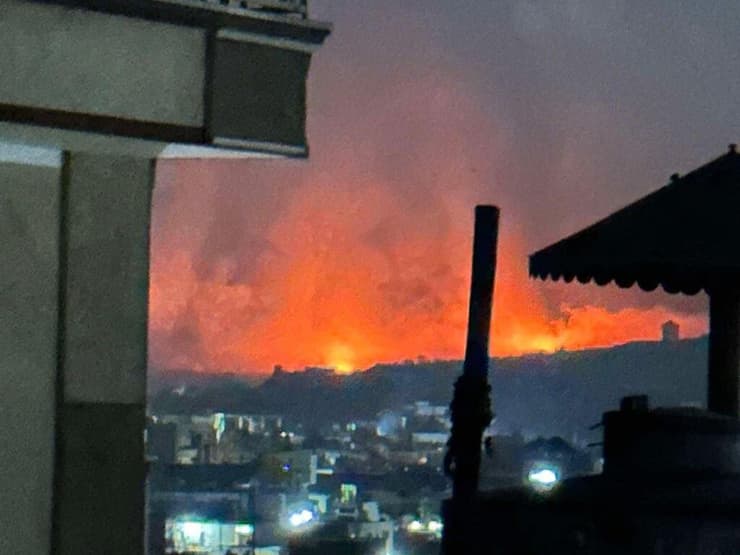 אש בבירת אפגניסטן קאבול בעקבות תקיפה של צבא פקיסטן