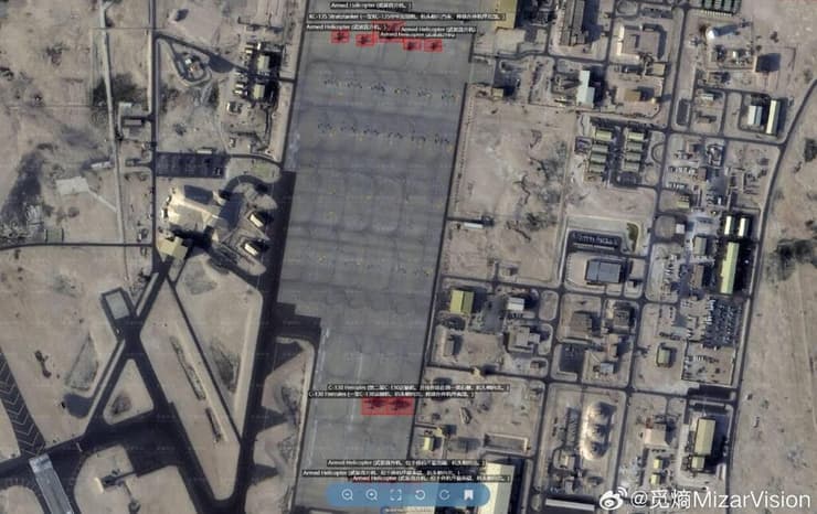 מטוסים אמריקניים בבסיס אל עודייד, אתמול