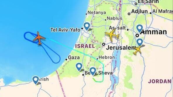 "כנף ציון" באוויר, בתחילת "שאגת הארי" כנף ציון באוויר