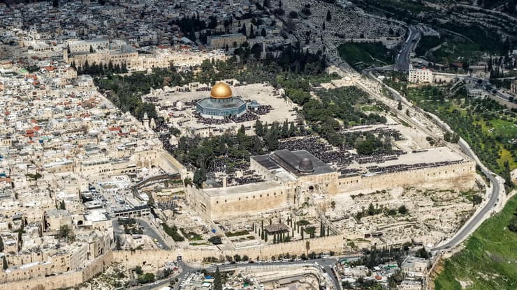 הר הבית ירושלים תפילות יום שישי רמדאן