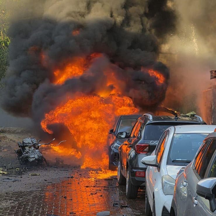 זירת הנפילה בראש העין