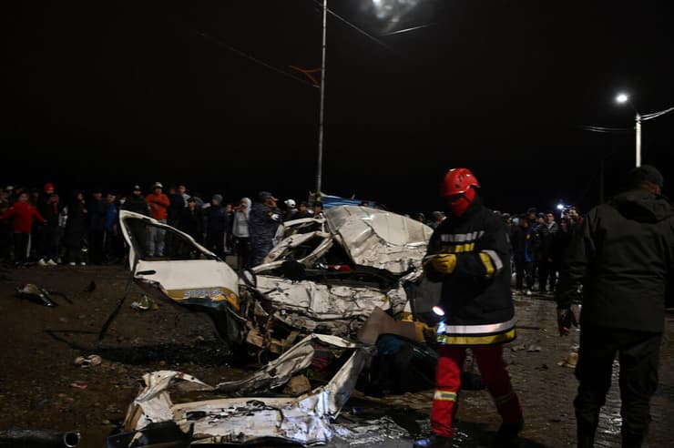 תיעוד מזירת ההתרסקות בבוליביה