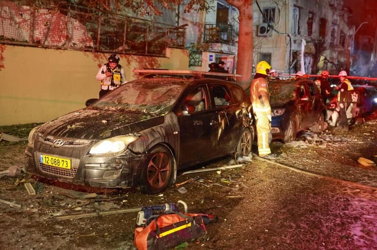 זירת הנפילה בתל אביב