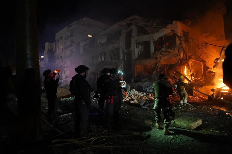 זירת הנפילה בתל אביב