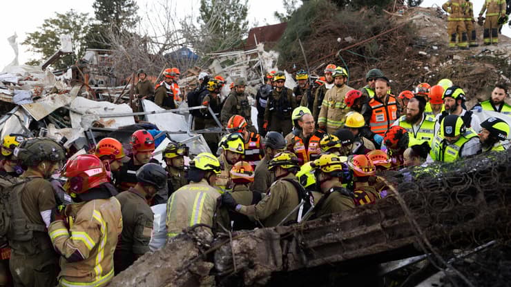 הזירה בבית שמש (צילום: זיו קורן) זירת הנפילה בבית שמש