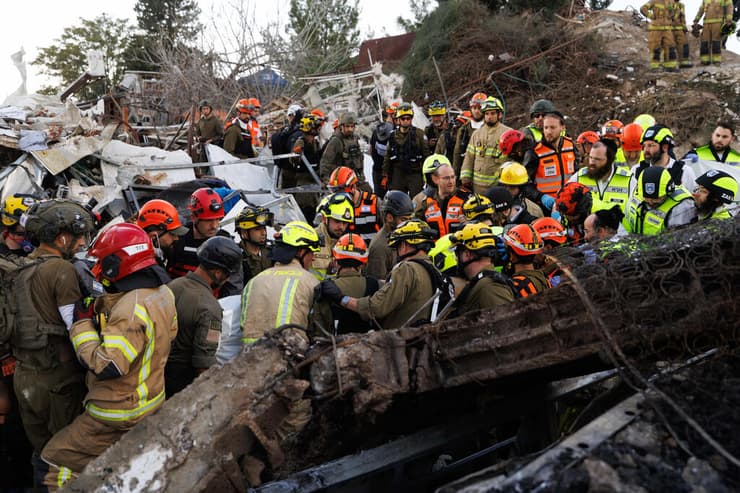 זירת הנפילה בבית שמש (צילום: זיו קורן) זירת הנפילה בבית שמש