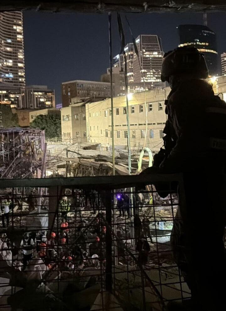 סרן א' במשימת חילוץ בתל אביב