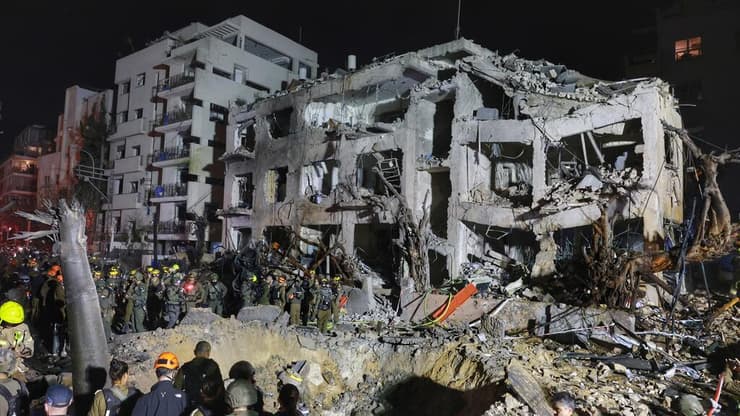 זירת הנפילה בתל אביב