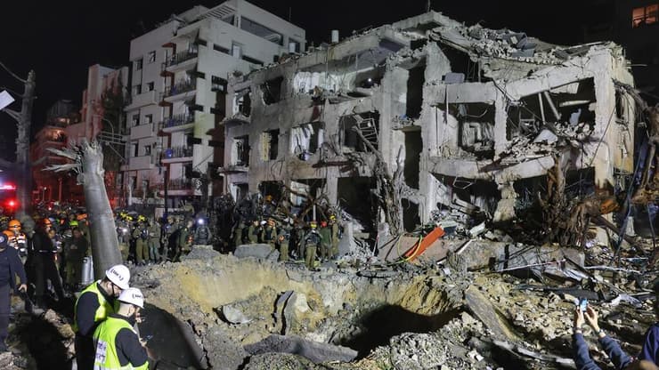 זירת הנפילה בתל אביב