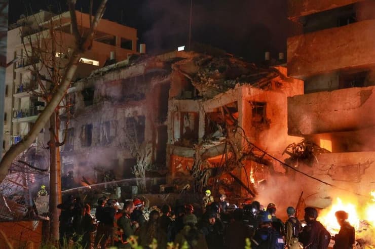 זירת הנפילה בתל אביב