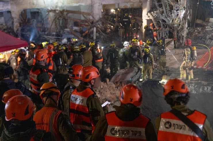 זירת הנפילה בתל אביב