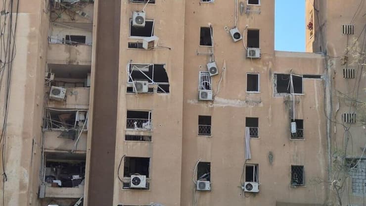 צילום: הרצל יוסף זירת הנפילה בבאר שבע