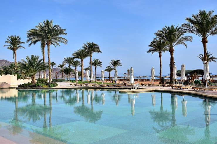 האוטופיה שנבנתה מהחול. "טאבה הייטס" (צילום: Ivars Andrups / shutterstock) ״טאבה הייטס״, סיני, מצרים