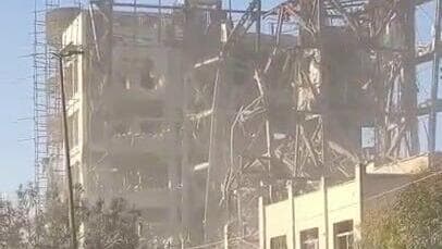 הבניין שהותקף פגיעה בבניין של מועצת המומחים באיראן