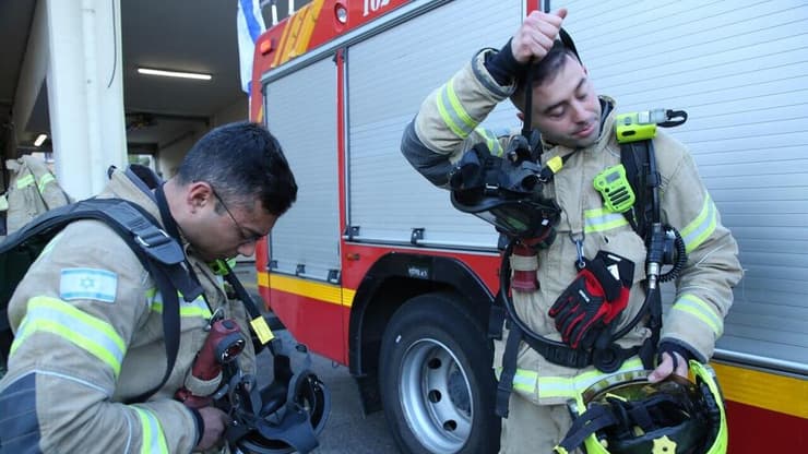 צילום: ריאן פרויס צוות כיבוי והצלה - תחנת רמת גן