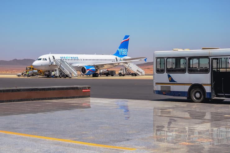 נמל התעופה בטאבה (צילום: Fotokon / shutterstock) נמל התעופה בטאבה