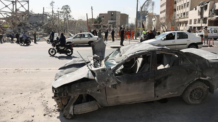 ההרס בטהרן (צילום: Majid Asgaripour/WANA (West Asia News Agency) via REUTERS ) ההרס בטהרן