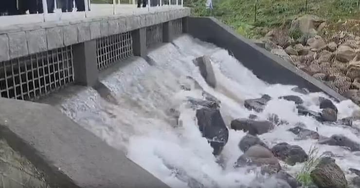 הזרמת המים המותפלים לכינרת