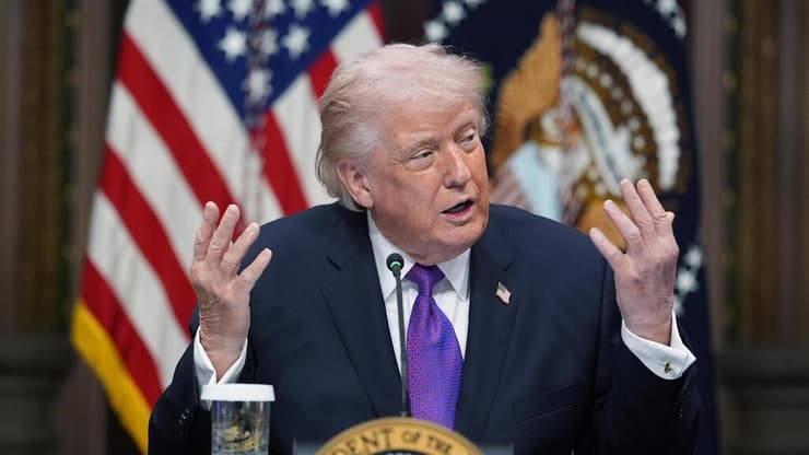 דונלד טראמפ נואם הבית הלבן וושינגטון