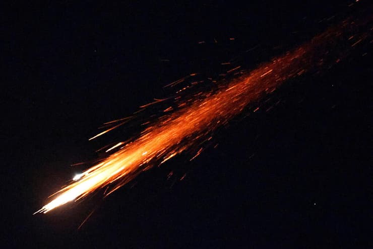 יירוט טיל שנורה מאיראן בשמי אשקלון