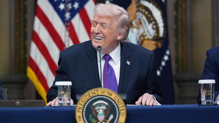 דונלד טראמפ נואם הבית הלבן וושינגטון