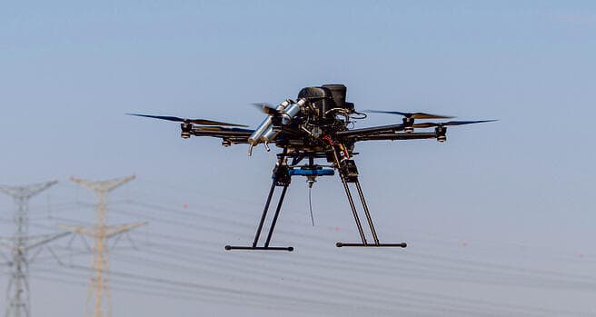 הרחפן הכבד של פלייוורקס. עשרה ק"ג למשך שעה וחצי באוויר