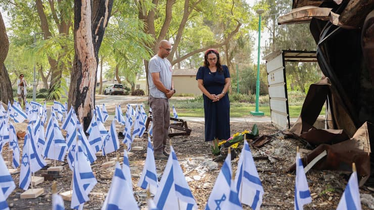 יעל אקשטיין באירוע דגלי הידידות בניר עוז, אוקטובר 25'