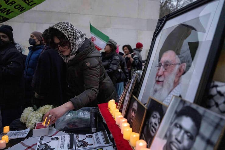 ניו יורק ארה"ב טקס זיכרון ל עלי חמינאי