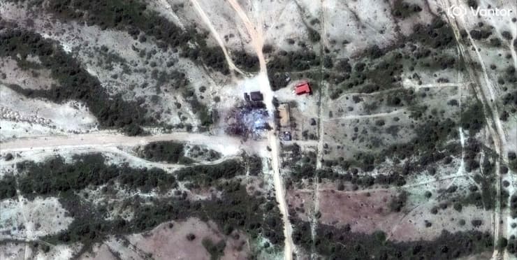 הרס בבסיס  של איראן