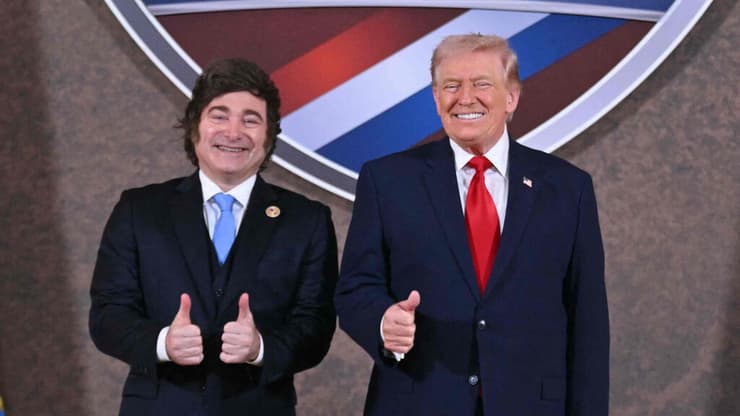 דונלד טראמפ וחאבייר מיליי