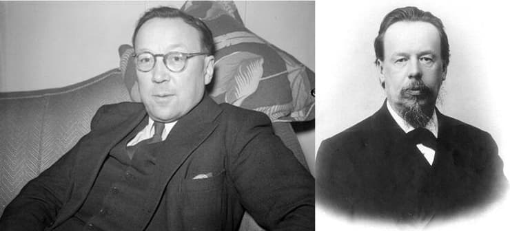 צעדים חלוציים. אלכסנדר פופוב, הראשון שחזה את היכולות של שימוש בגלי רדיו לזיהוי כלי שיט (מימין) ורוברט ווטסון-ואט, שהוביל את פיתוח מערכת המכ"ם היישומית הראשונה 