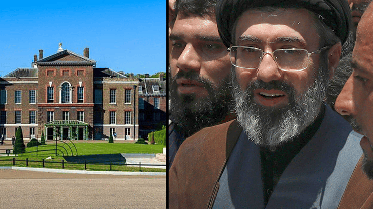 ארמון משפחת המלוכה הסמוך לבניין ובו הדירות של חמינאי