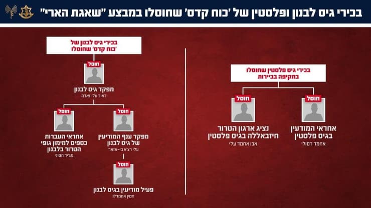 חיסול מפקדי כוח קודס לבנון שחוסלו במהלך מבצע 'שאגת הארי'