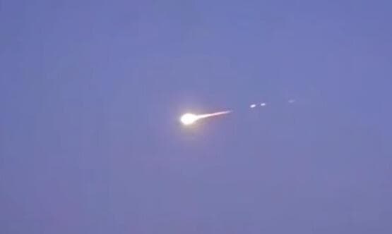 כדור האש, כפי שתועד מהולנד (צילום: מתוך הרשתות החברתיות) כדור האש, כפי שתועד מהולנד