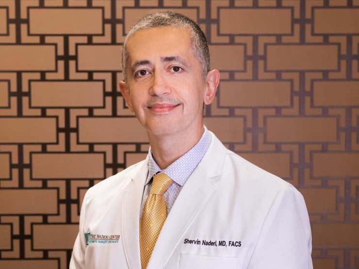 ד"ר שרווין נדרי, פלסטיקאי, ארה"ב