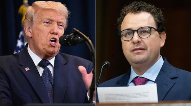 מנכ"ל אנת'רופיק דריו אמודיי, הנשיא טראמפ (AFP) מנכ"ל אנת'רופיק דריו אמודיי, הנשיא טראמפ