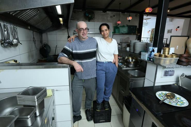  פז ויובל סומך, בעלים של מסעדת קיסר