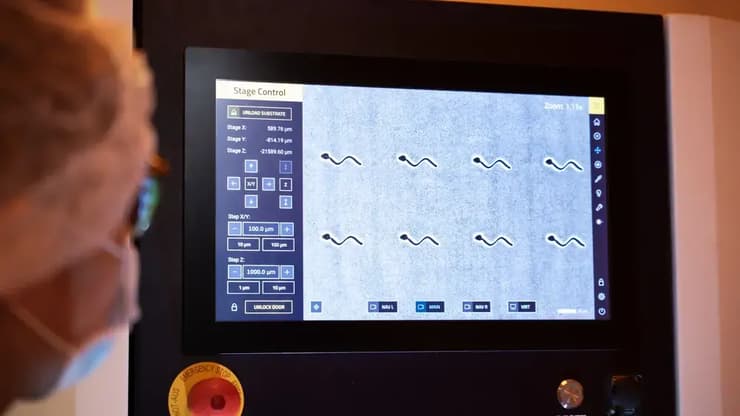 המיקרו-רובוטים "TriMag": קטנים משערת אדם ומיוצרים בהדפסת תלת-ממד (צילום: MSU photographer Garret Morgan) TriMag