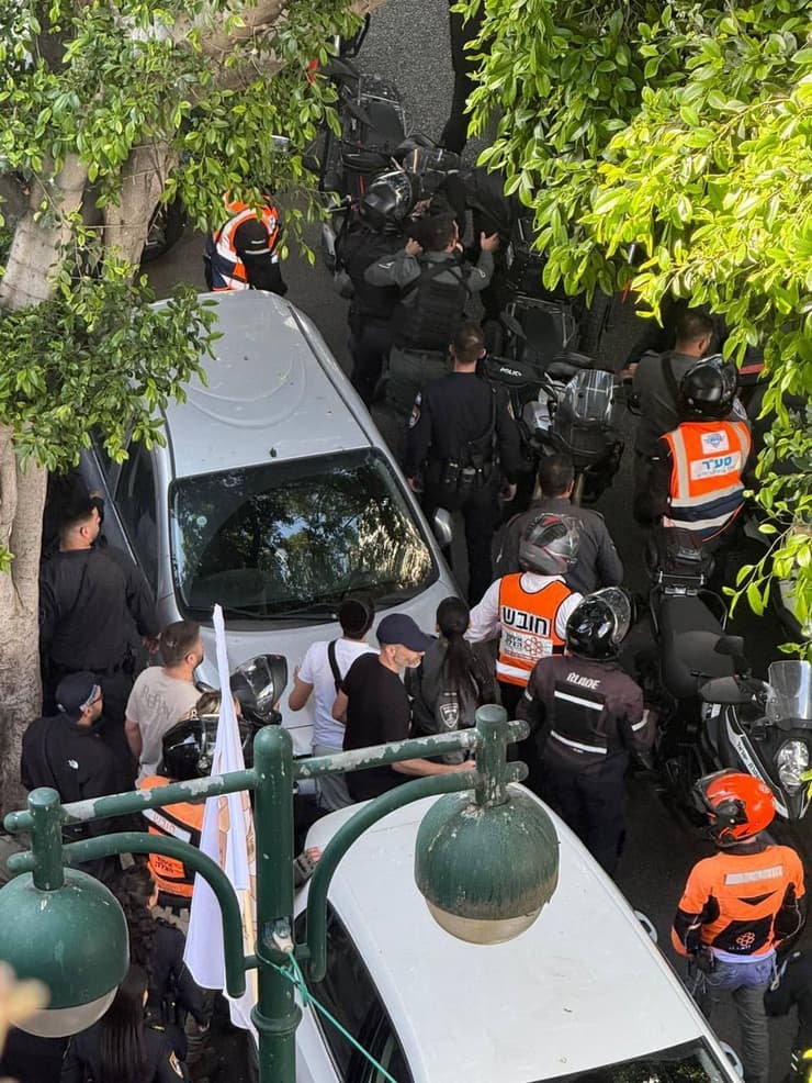 רגע המעצר של החשוד