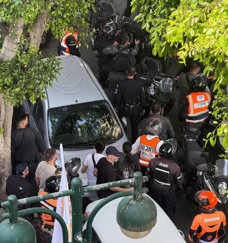 רגע המעצר של החשוד