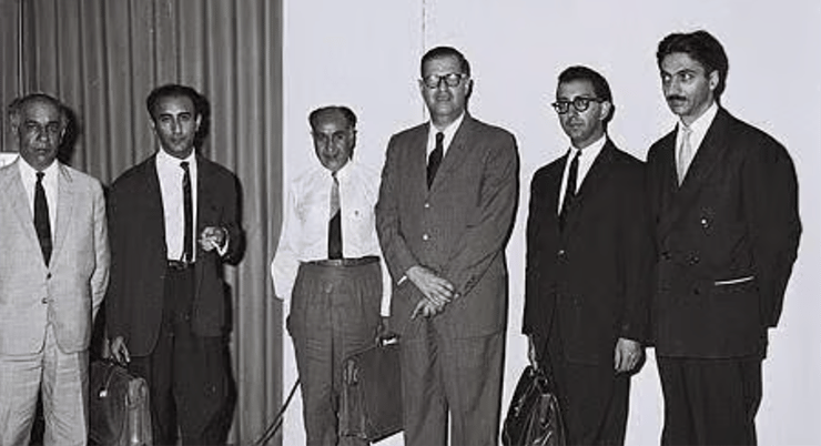 משלחת מדענים מאיראן מבקרת במכון ויצמן, 1960 